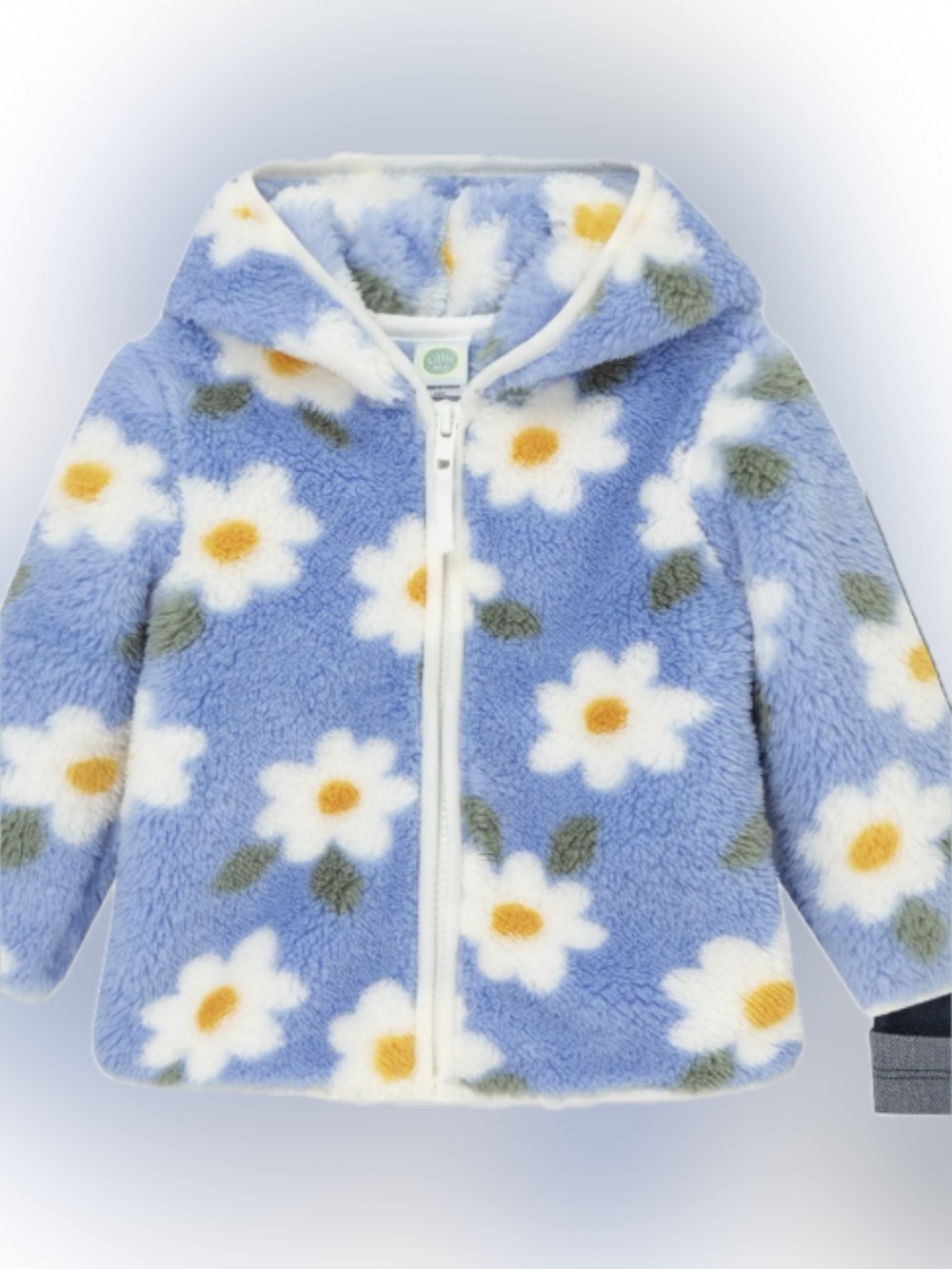 $12 sale little me  Daisy fuzzy Lightweight Jacket🌼